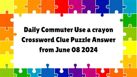 crayon crossword clue